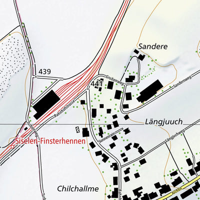 SwissTopo Kallnach, 1:10,000 digital map
