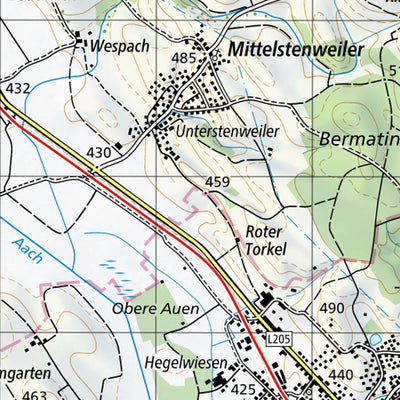 SwissTopo Konstanz, 1:50,000 digital map