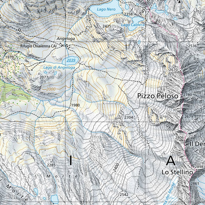 SwissTopo La Rösa, 1:25,000 digital map