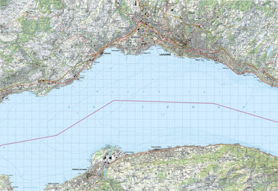 SwissTopo Lausanne, 1:50,000 digital map