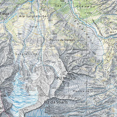 SwissTopo Lauterbrunnen, 1:25,000 digital map