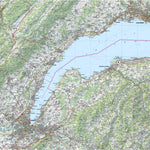 SwissTopo Le Léman, 1:100,000 digital map