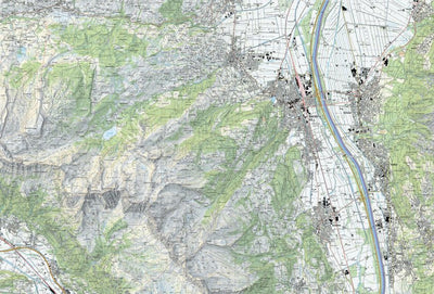 SwissTopo Le Locle, 1:25,000 digital map