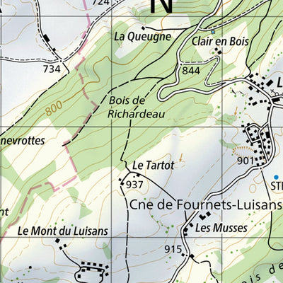 SwissTopo Le Locle, 1:50,000 digital map