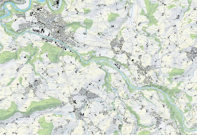 SwissTopo Le Mouret, 1:10,000 digital map