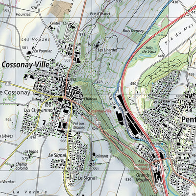SwissTopo Le Sentier, 1:25,000 digital map