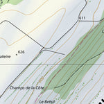 SwissTopo Les Montets, 1:10,000 digital map