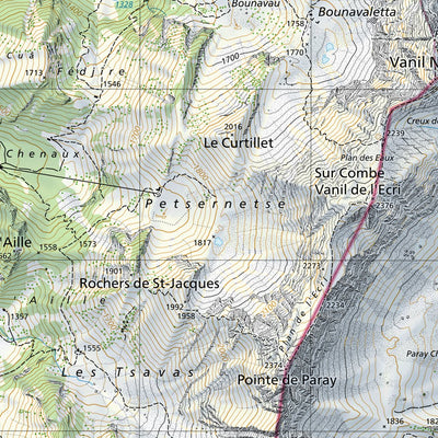 SwissTopo Les Rousses, 1:25,000 digital map