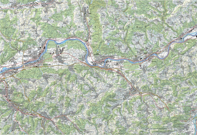 SwissTopo Liestal, 1:50,000 digital map