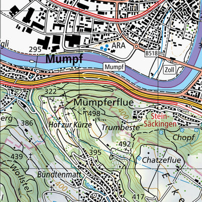 SwissTopo Liestal, 1:50,000 digital map