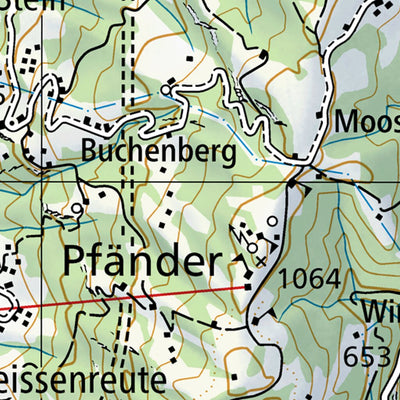 SwissTopo Lindau, 1:100,000 digital map