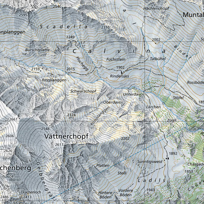 SwissTopo Linthal, 1:25,000 digital map