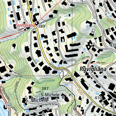 SwissTopo Lugano, 1:10,000 digital map