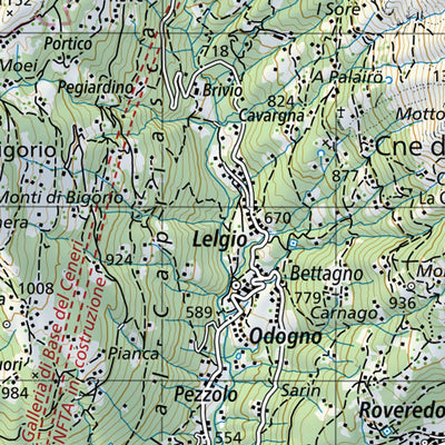 SwissTopo Malcantone, 1:50,000 digital map