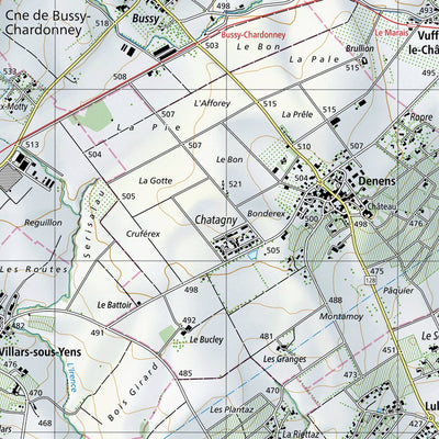 SwissTopo Marchairuz, 1:25,000 digital map