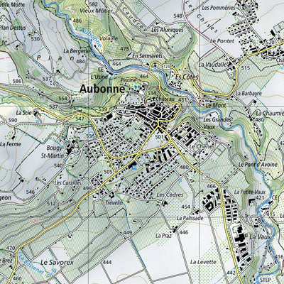 SwissTopo Marchairuz, 1:25,000 digital map