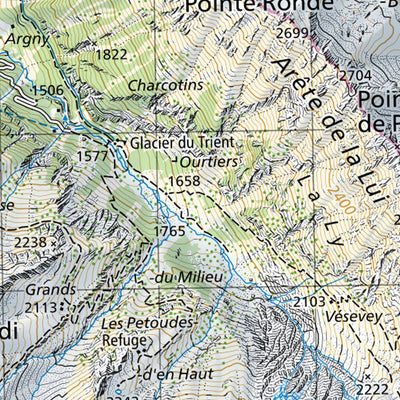 SwissTopo Martigny, 1:50,000 digital map