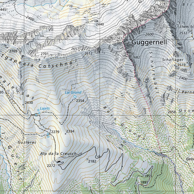 SwissTopo Meiental, 1:25,000 digital map