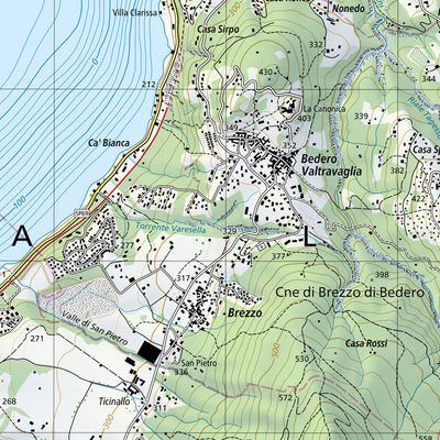 SwissTopo Mendrisio, 1:25,000 digital map