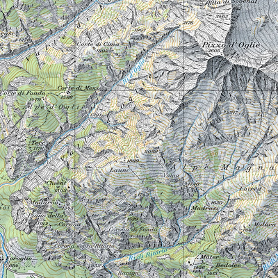 SwissTopo Mesocco, 1:25,000 digital map