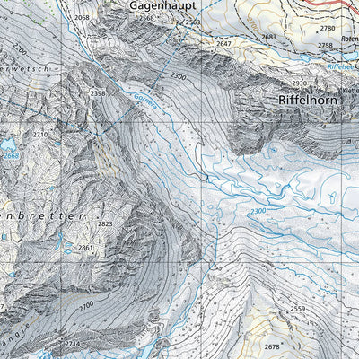 SwissTopo Mont Vélan, 1:25,000 digital map