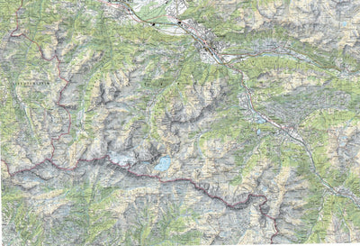SwissTopo Montafon, 1:50,000 digital map