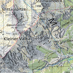 SwissTopo Montafon, 1:50,000 digital map