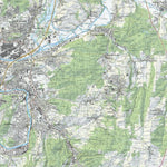 SwissTopo Montbéliard, 1:25,000 digital map