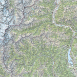 SwissTopo Monte Rosa, 1:100,000 digital map