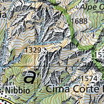 SwissTopo Monte Rosa, 1:100,000 digital map