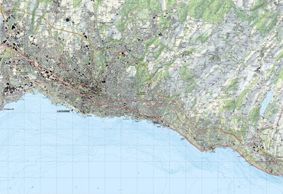 SwissTopo Morges, 1:25,000 digital map