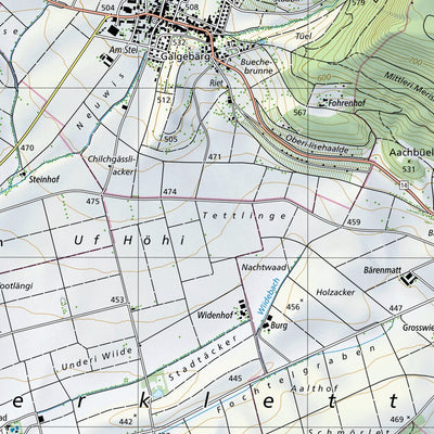 SwissTopo Neunkirch, 1:25,000 digital map