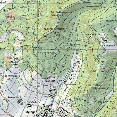 SwissTopo Neunkirch, 1:25,000 digital map