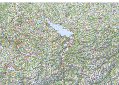 SwissTopo Nordost-Schweiz Suisse Nord-Est, 1:200,000 digital map