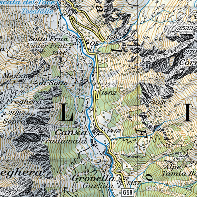 SwissTopo Nufenenpass, 1:50,000 digital map