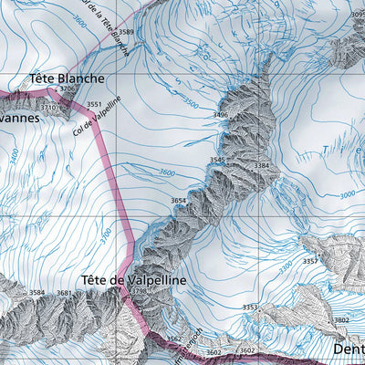 SwissTopo Orsières, 1:25,000 digital map