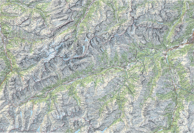 SwissTopo Panixerpass, 1:100,000 digital map