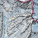 SwissTopo Panixerpass, 1:100,000 digital map