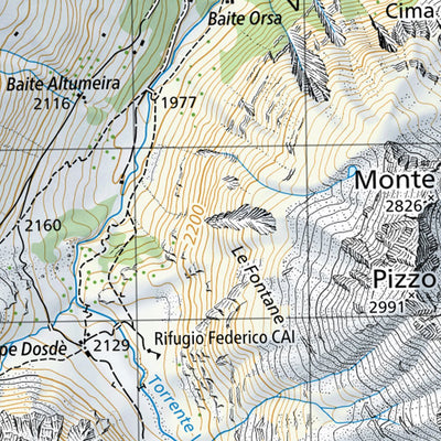 SwissTopo Passo del Bernina, 1:50,000 digital map