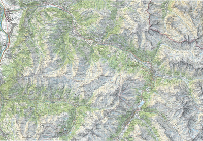 SwissTopo Prättigau, 1:50,000 digital map