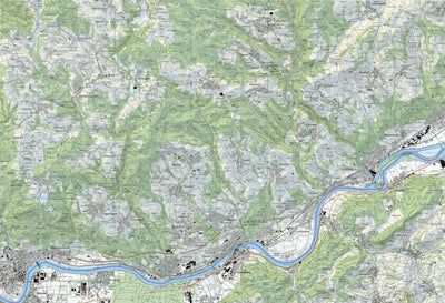 SwissTopo Rheinfelden, 1:25,000 digital map