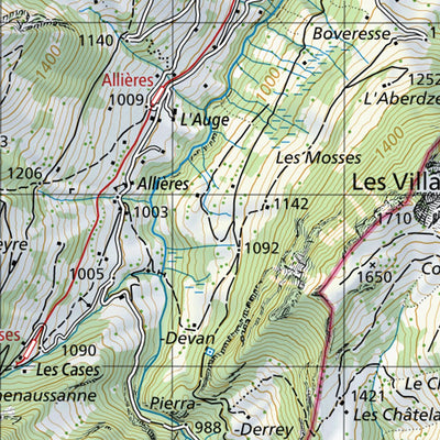 SwissTopo Rochers de Naye, 1:50,000 digital map