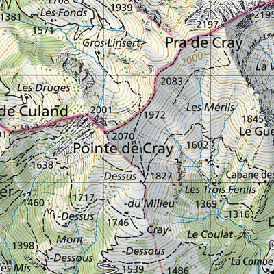 SwissTopo Rochers de Naye, 1:50,000 digital map