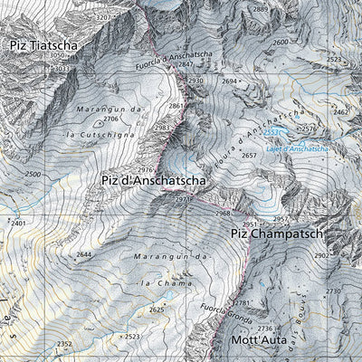 SwissTopo Romont, 1:25,000 digital map