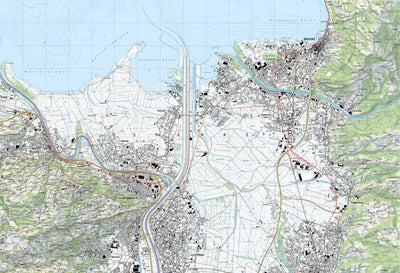 SwissTopo Rorschach, 1:25,000 digital map