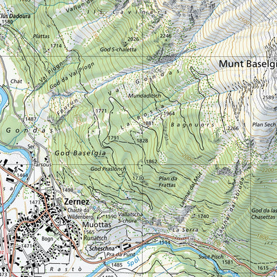 SwissTopo S-charl, 1:25,000 digital map