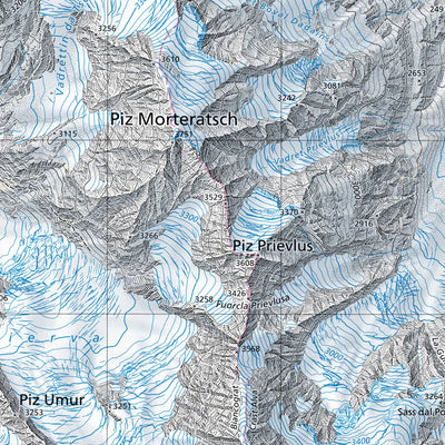 SwissTopo Saint-Léonard, 1:25,000 digital map