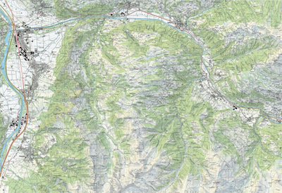 SwissTopo Sainte-Croix, 1:25,000 digital map