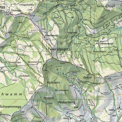 SwissTopo Säntis, 1:25,000 digital map