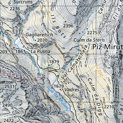 SwissTopo Sardona, 1:50,000 digital map